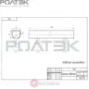 054 РОЛТЭК Кронштейн квадратный (шт.)-2